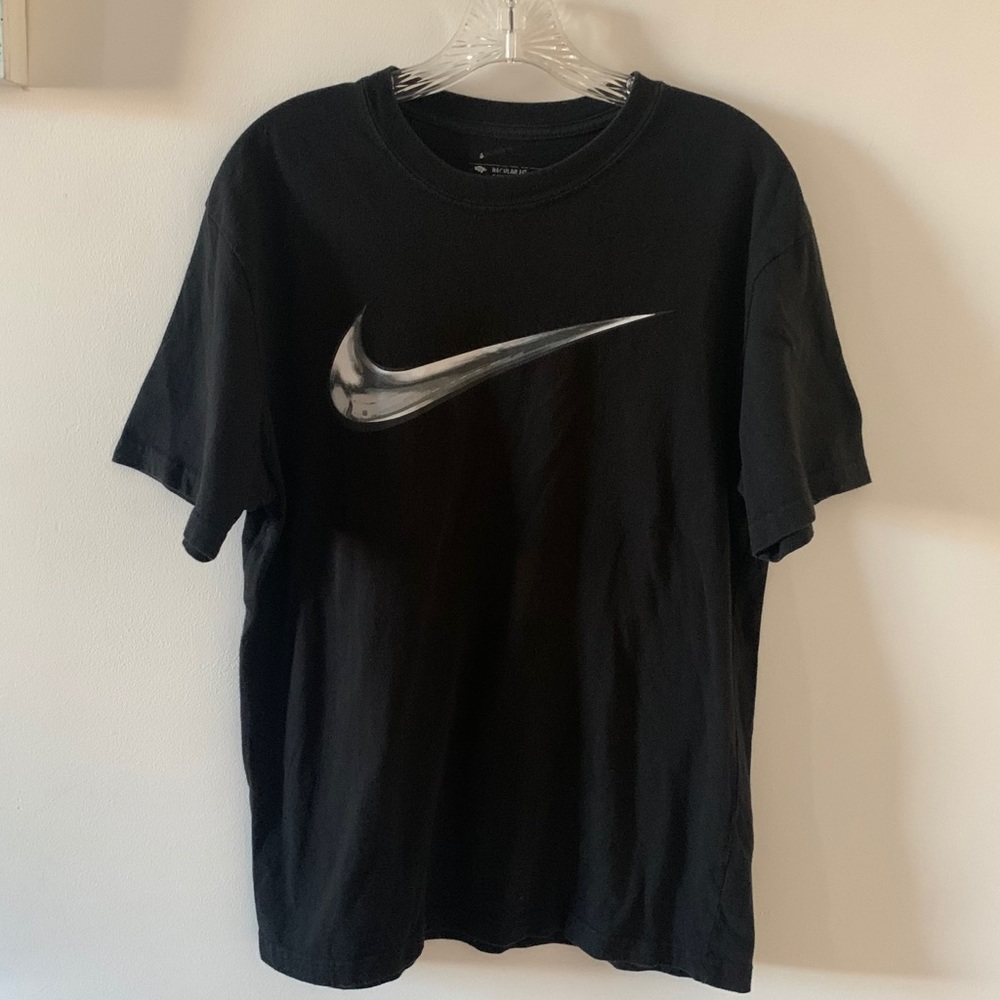 Nike Black T-shirt with Metal Logo